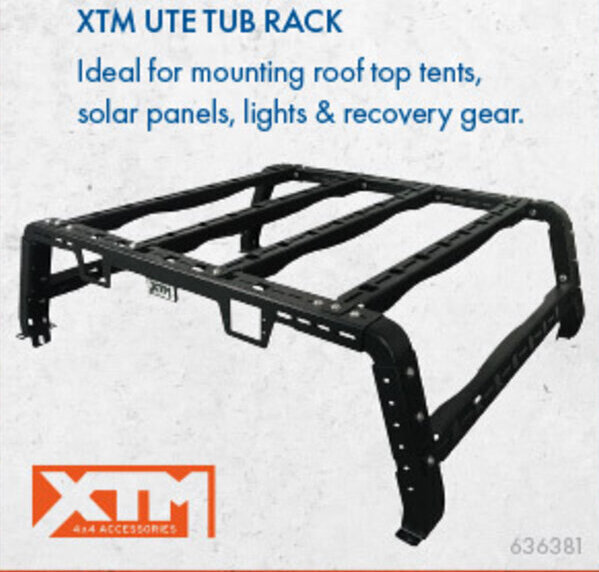XTM UTE TUB RACK Ideal for mounting roof top tents, solar panels