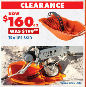 BCF Maxtrax TRAILER SKID offer