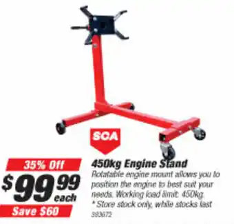 SuperCheap Auto SCA 450kg Engine Stand 450kg offer