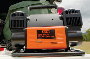 BCF XTM DUAL AIR COMPRESSOR 250LPM 150PSI offer