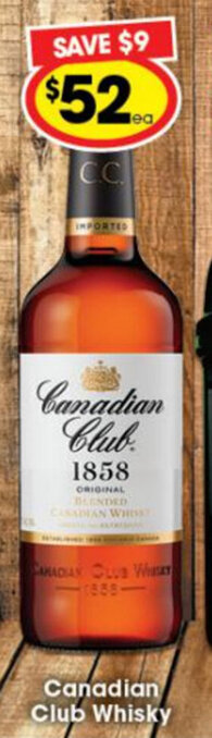 Ritchies Canadian Club Whisky offer