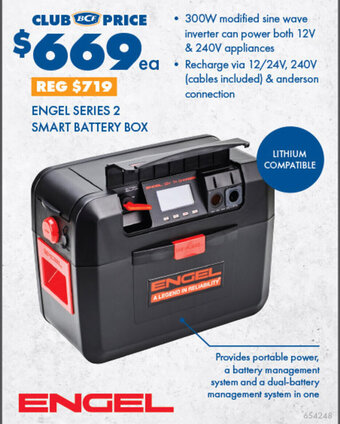 BCF ENGEL SERIES 2 SMART BATTERY BOX offer
