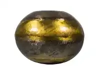 LivingStyles Cyprea Metal Vessel, Large offer