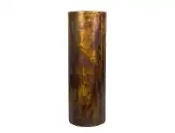 LivingStyles Alman Metal Column Vase, Medium offer