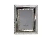 LivingStyles Pearl Silver Plated Steel Photo Frame, Small offer