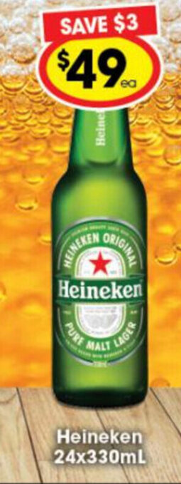 Ritchies Heineken 24x330ml offer