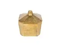 LivingStyles Bouliac Metal Square Trinket Box, Large offer