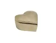 LivingStyles Salles Metal Heart Trinket Box, Silver offer