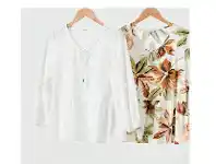 Harris Scarfe Khoko Collection Flounce Top in Broiderie offer
