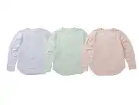 Khoko Collection Curved Hem Fleece Top