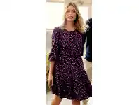 Harris Scarfe Leona Edmiston Ruby Fushia Tiered Dress offer