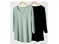 Harris Scarfe Khoko Plus 3/4 Sleeve Core Tee offer