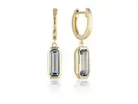 Georgini Emilio Blue Topaz Drop Earrings