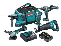 Toolmart Makita 18V 5 Pce Brushless Combo Kit offer