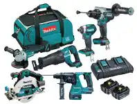 Toolmart Makita 18V 6 Pce Brushless Combo Kit offer