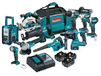 Toolmart Makita 18V 10 Pce Brushless Combo Kit offer