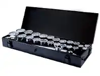 Toolmart Typhoon Tools 27 Pce 3/4in DR Socket Set AF/ Metric offer