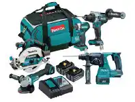 Toolmart Makita 18V 5 Pce Brushless Combo Kit offer