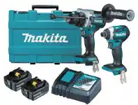 Toolmart Makita 18V 2 Pce Combo Tool Kit offer