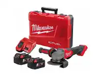 Milwaukee M18 Fuel 125mm Angle Grinder with Deadman Paddle Switch Kit