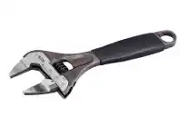 Bahco Ergo Wide Opening Thin Jaw Adjustable Wrenches - 6in, 32mm Jaw Opening