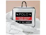 Harris Scarfe Polo 500GSM Washable Wool Quilt offer