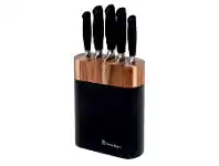 Harris Scarfe Scanpan 6pc Black Oval Knife Block offer