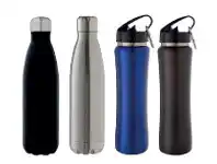 Harris Scarfe Smith+Nobel Assorted 500ml Stainless Steel Drink Bottles offer