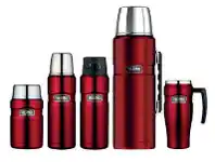 Harris Scarfe Thermos King Stainless Steel Red offer