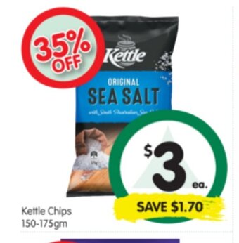 Spar Kettle Chips 150-175gm offer