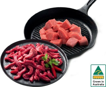 IGA Australian Beef Diced or Stir Fry offer