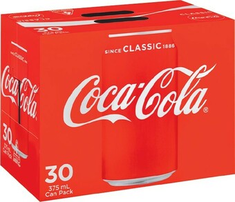 IGA Coca-Cola 30x375mL Selected Varieties offer
