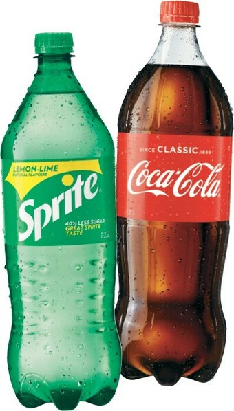 IGA Coca-Cola, Sprite or Fanta 1.25 Litre Selected Varieties offer