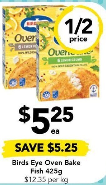 Drakes Birds Eye Oven Bake Fish 425g offer