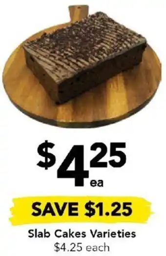 Drakes Slab Cakes Varieties offer