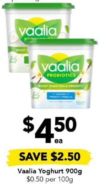 Drakes Vaalia Yoghurt 900g offer