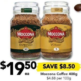 Drakes Moccona Coffee 400g offer