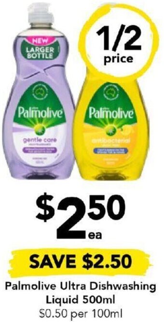 Drakes Palmolive Ultra Dishwashing Liquid 500ml offer
