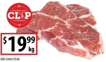Supabarn BEEF CHUCK STEAK offer