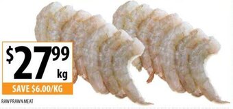 Supabarn RAW PRAWN MEAT offer