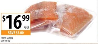 Supabarn FROZEN SALMON SKIN OFF 1kg offer
