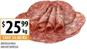 Supabarn BERTOCCHI MILD AND HOT SOPRESSA offer