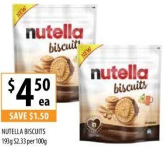 NUTELLA BISCUITS 193g