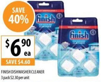 Supabarn FINISH DISHWASHER CLEANER 3 pack offer