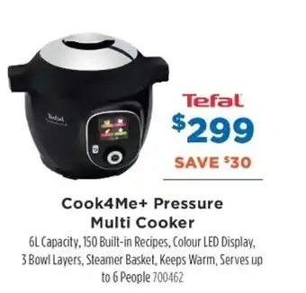 Tefal Cook4me + Pressure Multi Cooker 6L