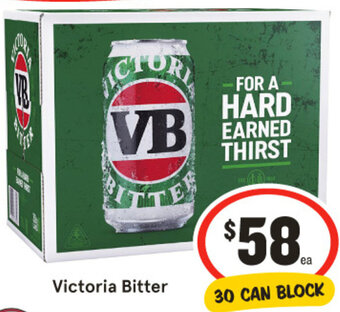IGA Victoria Bitter offer