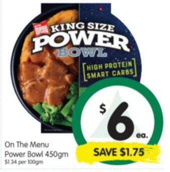 Spar On the Menu Power Bowl 450gm offer
