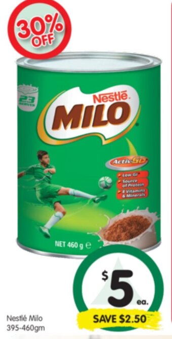 Spar Nestle Milo 395-460gm offer