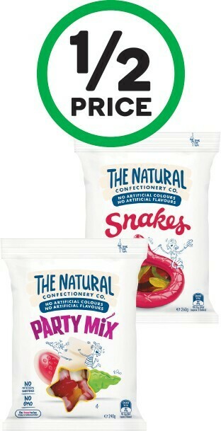 The Natural Confectionery Co., Sour Patch 180-260g or Pascall Medium Bags 160-350g