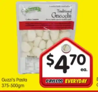 Spar Guzzi's Pasta 375-500gm offer